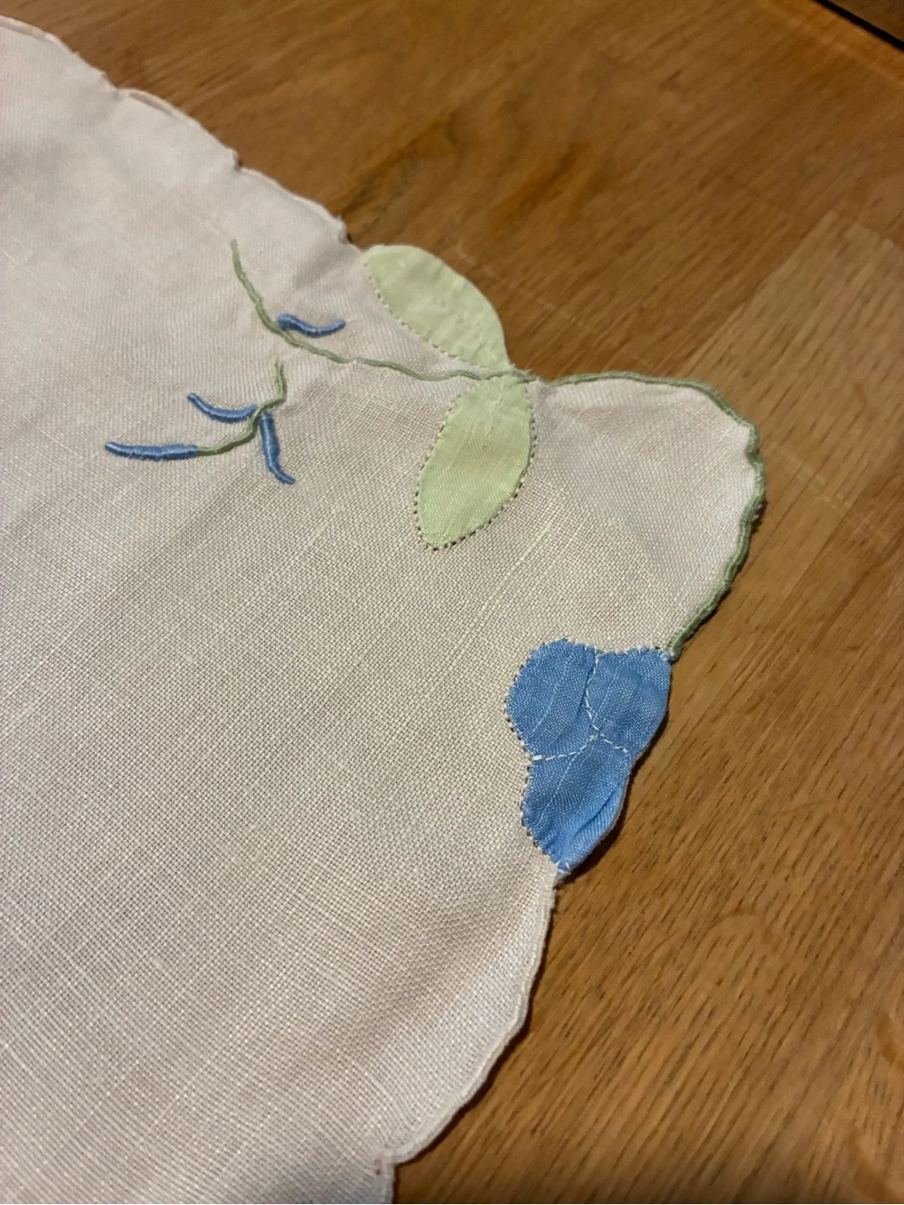 Vintage Embroidered Table Linens
